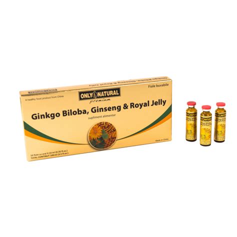 Ginkgo Biloba And Ginseng Royal Jelly 10 Fiole Uz Oral Medazro