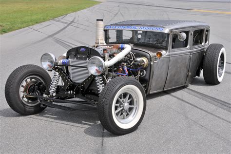 Diesel Rat Rod: 1931 Ford Model A Fordor Sedan with 12V Cummins Engine ...