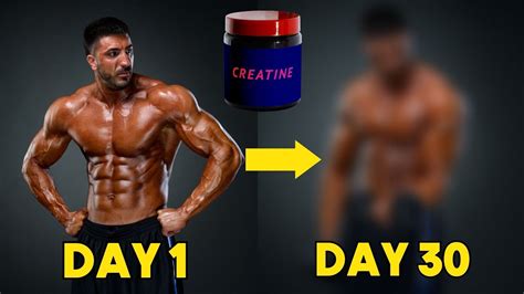 I Took Creatine For 30 Days Transformation And Tips Youtube