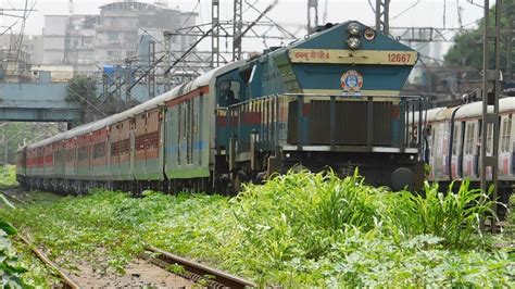 Brand New Lhb Train First Run Mumbai Ltt Karaikal Weekly