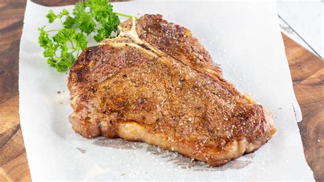 Medium Rare T Bone Steak