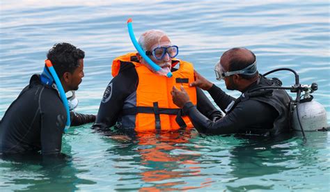 PM Modis Lakshadweep Snorkelling Trip Envies Maldivian Politicians