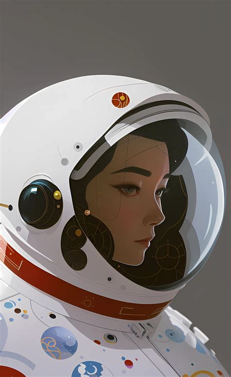 Futuristic Space Suit Concept Art Girls