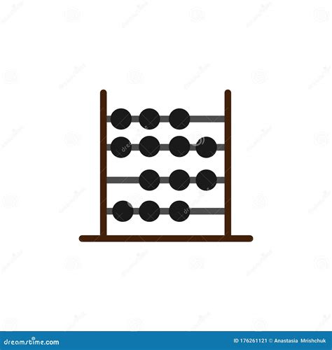 Abacus Glyph Flat Vector Icon Stock Illustration Illustration Of Count Computing 176261121