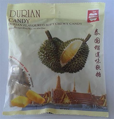 Buy Durian Thailand Candy Durian Flavoured Soft Chewy Candy By Mitmai Pack Of 1 Bag Net