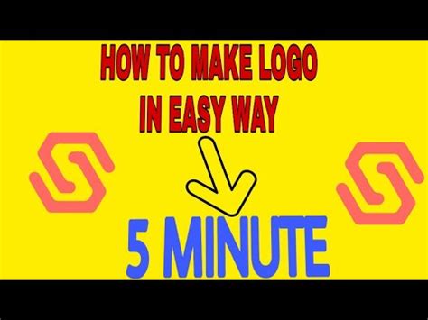 Sida Loo Sameeyo Logo How To Make Logo In 5 Minute BY Mohez 10 YouTube