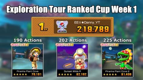 Mario Kart Tour Exploration Tour Ranked Cup Week Pts