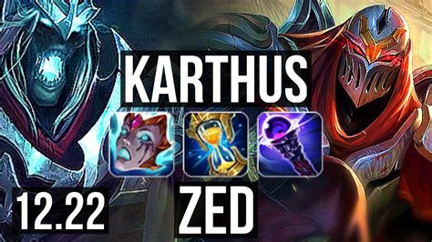 Karthus Vs Zed Mid M Mastery Games Dominating Kr Master