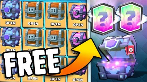 Omg Free Super Magical Legendary Clash Royale New Free Super Magical Chest Opening Youtube