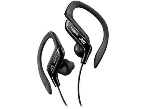 JVC Black HA EB75 In Ear Black Sports Ear Clip Headphone Newegg