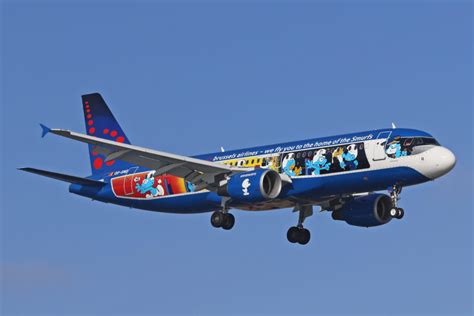 Special Livery Aerosmurf” Painted For Brussels Airlines