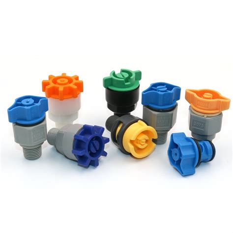 Plastic Release Quick Dismantle Vee Jet Water Nozzle For Humidifying Cooling China Plastic