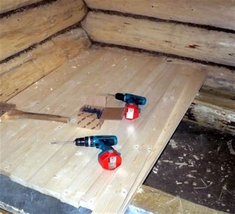 Устройство пола в рубленой бане | holzind.ru