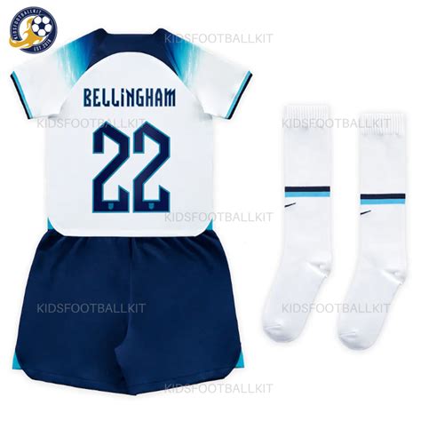 England Kids Home Football Kit BELLINGHAM 22 2022 | Best Price 2025