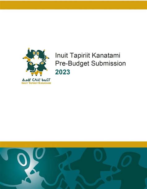 ITK Pre Budget Submission 2023 Inuit Tapiriit Kanatami