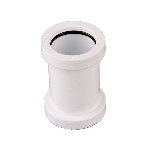 Plastic Waste Pipe Push Fit Straight Connector 32mm - White | Drainage ...