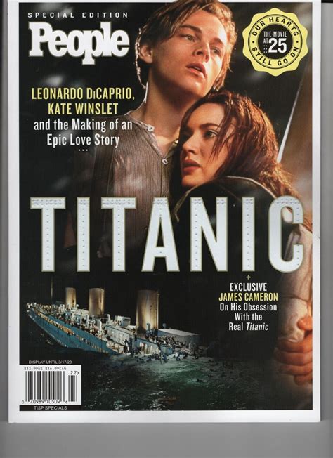 Titanic 25th Anniversary People Magazine 2022 Leonardo Dicaprio Kate