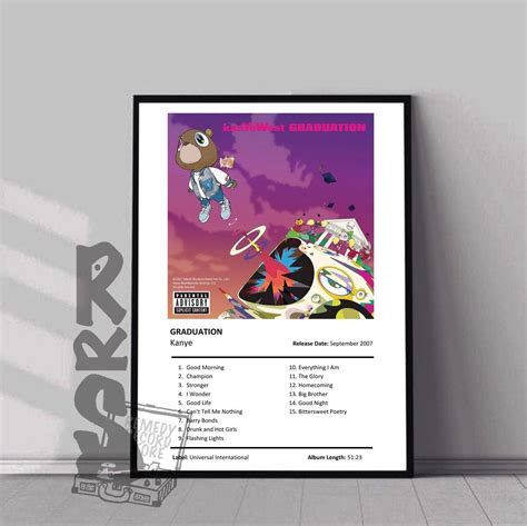 Kanye West Graduation Album Cover Poster Architeg Prints Atelier Yuwa