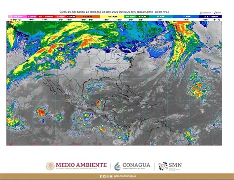 Conagua on Twitter Esta noche se prevén Lluvias muy fuertes en