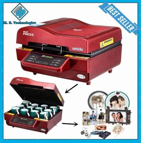 3D Multifunction Heat Press Machine High Intelligent Vacuum Transfer