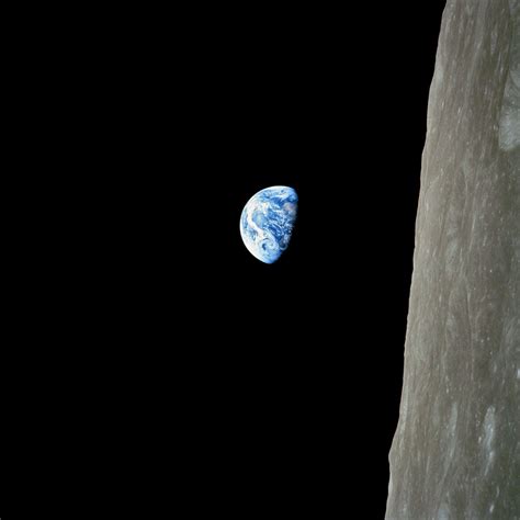 Earthrise Der Erste Aufgang Der Erde Ber Dem Mond Astrodicticum Simplex