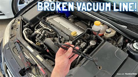 Saab Quick Fix Failed Vacuum Line Replacement Youtube