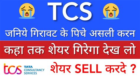 Tcs Share News Today 😭 Why Tcs Share Fall Today • Tcs Share Latest News