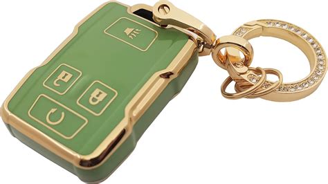 For Gmc Key Fob Cover With Keychain Soft Tpu Full