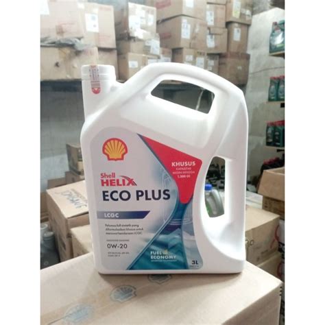 Jual Oli Shell Helix ECO 0W 20 LCGC 3 Liter KEMASAN GALON BARU ASLI