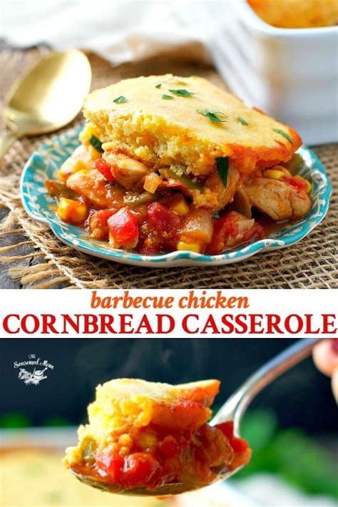 Barbecue Chicken Cornbread Casserole The Seasoned Mom Recipe