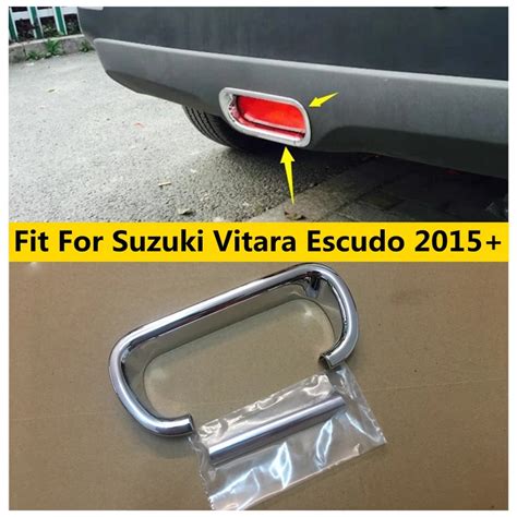 Accessories Rear Bumper Brake Lights Lamp Frame Cover Trim Pcs For