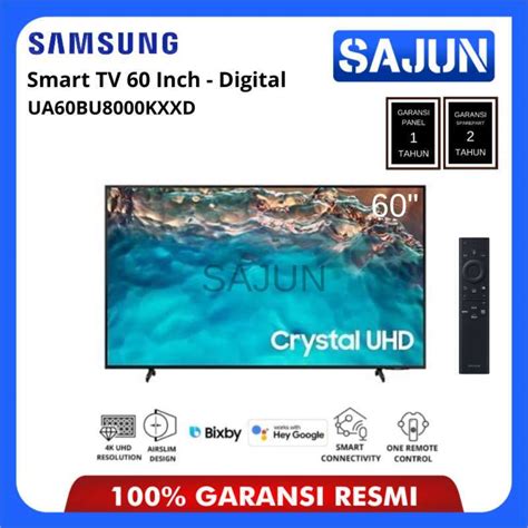 Jual Samsung Smart Tv Crytal Uhd 4k 60 Inch 60bu8000 Ua60bu8000kxxd Di ...