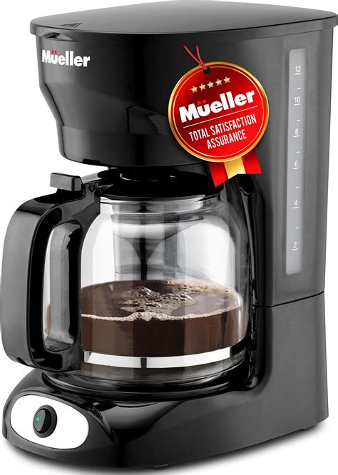 Mueller Ultra Coffee Maker Programmable 12 Cup Machine Multiple Brew Strength