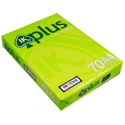 Giấy A4 IK Plus 70 gsm (1 ram) chính hãng | Fact-Depot | 100% vốn nhật bản