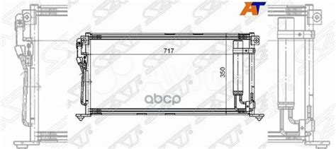 Радиатор кондиционера Mitsubishi Lancer 02-10 купить в Волгограде Sat ...