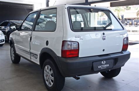 Fiat Uno Branco Flex 2012 Usado Interior Carro