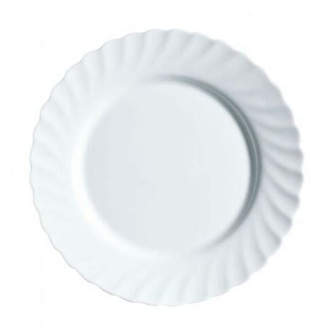 Luminarc White Trianon Dinner Plate 27 5cm 11in