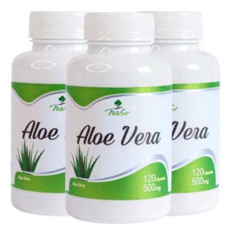 Aloe Vera Babosa Mg Natuser Frascos Mercadolivre