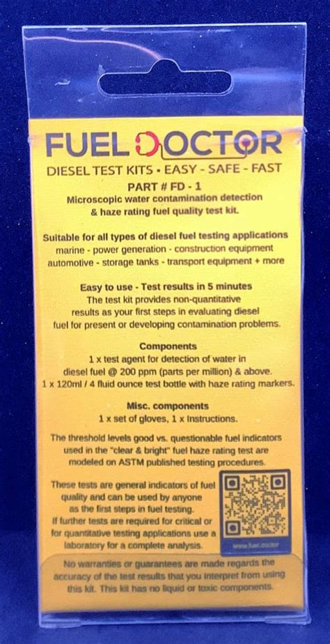 View Our Diesel Fuel Test Kits Product Image Gallery