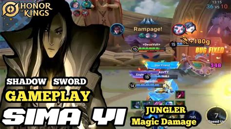 Sima Yi Jungler Assassin Mage Damage The Shadow Sword Gameplay