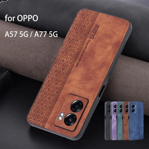 Funda De Cuero De Pu TPU Ultrafina Para OPPO A57 5G 2022 OPPO A77 5G