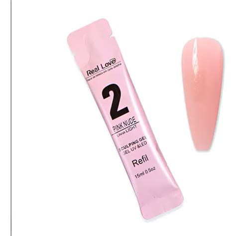 Refil Real Love Gel Alongamento Pink Nude Ml Rosa MercadoLivre