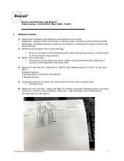 Bones Muscles Lr Docx Biolab Bones And Muscles Lab Report Erika