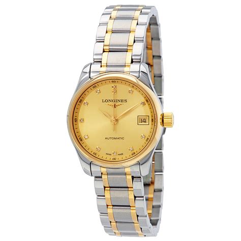 Longines Master Collection Automatic Gold Dial Ladies Watch L21285377