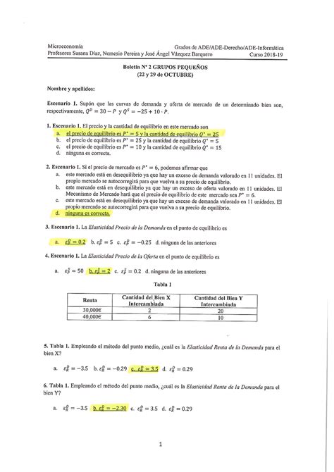 Boletin GP Nº 2 con Respuestas Macroeconomía Studocu