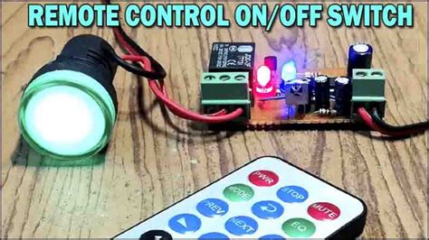 How To Make Remote Control ON OFF Switch DIY TRONICSpro