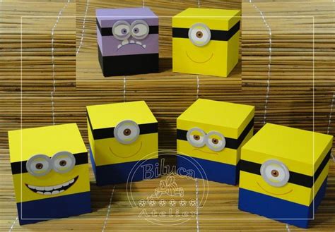 Cubos Decorativos Minions Biluca Atelier Elo Minions