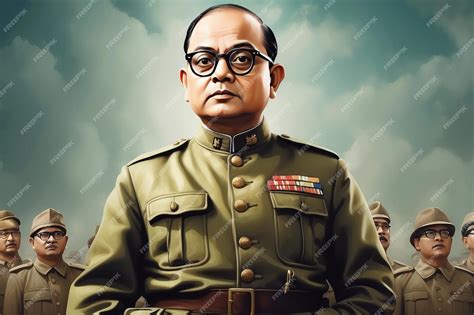 Premium Photo | Netaji Subhash chandra bose