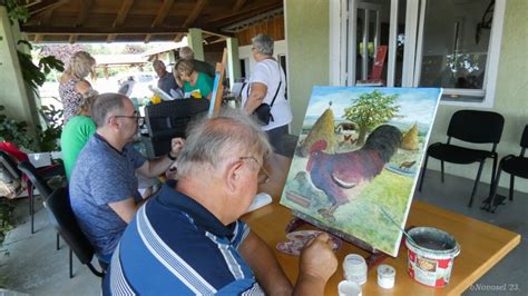 Foto Ak Likovnih Umjetnika Iz Tri Upanije Na Likovnoj Koloniji U