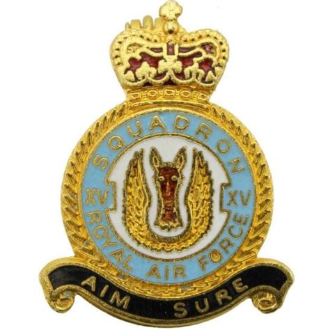 Xv 15 Squadron Royal Air Force Raf Lapel Badge